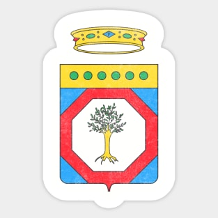 Apulia / Puglia Italy Region Coat of Arms / Vintage Style Sticker